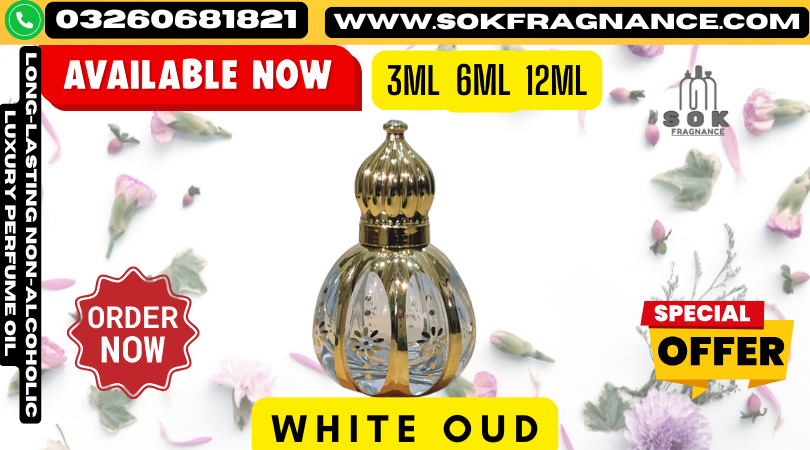 Premium White Oud Attar – Long-Lasting Arabic Fragrance | Best Price in Pakistan. White Oud وائٹ عود