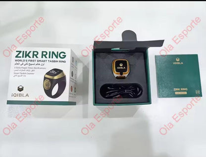 iQIBLA Zikr Ring – Digital Counter Tasbeeh | Smart Tasbih for Prayer & Namaz
