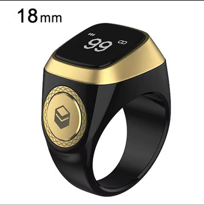 iQIBLA Zikr Ring – Digital Counter Tasbeeh | Smart Tasbih for Prayer & Namaz